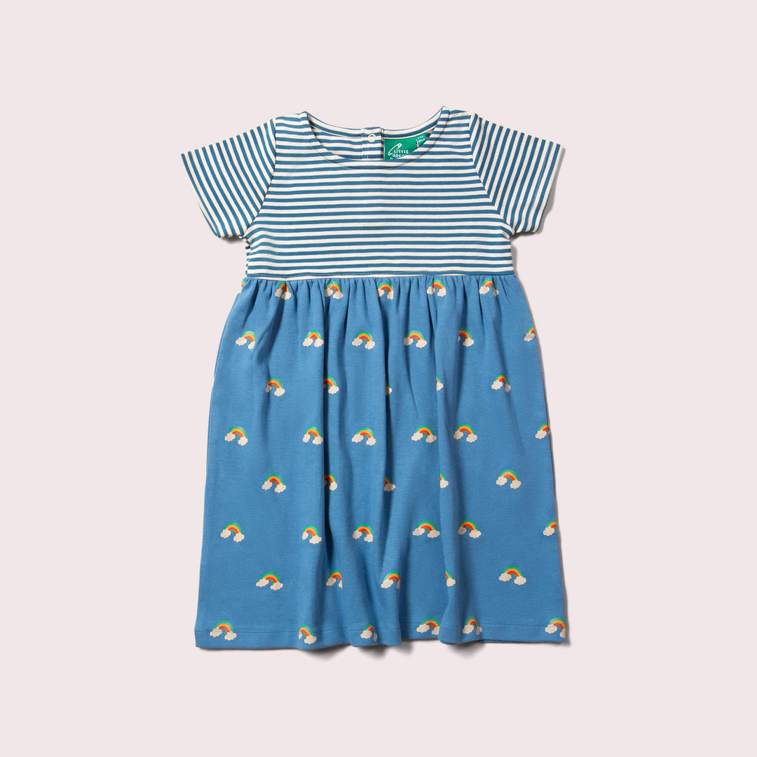 Blue Rainbows Easy Peasy Summer Dress