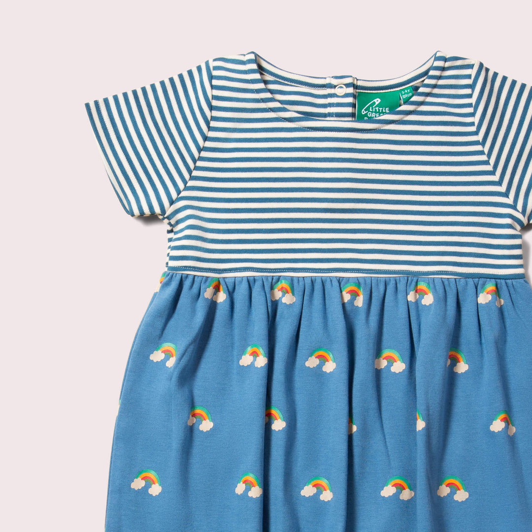 Blue Rainbows Easy Peasy Summer Dress