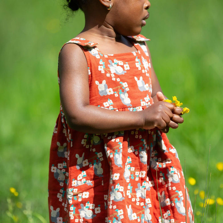 Little Rabbits Reversible Pinny Dress