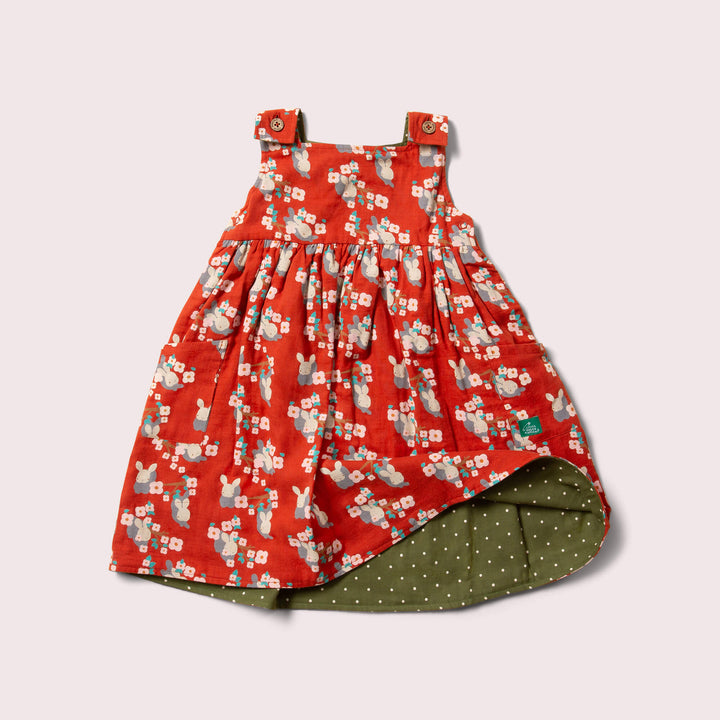 Little Rabbits Reversible Pinny Dress