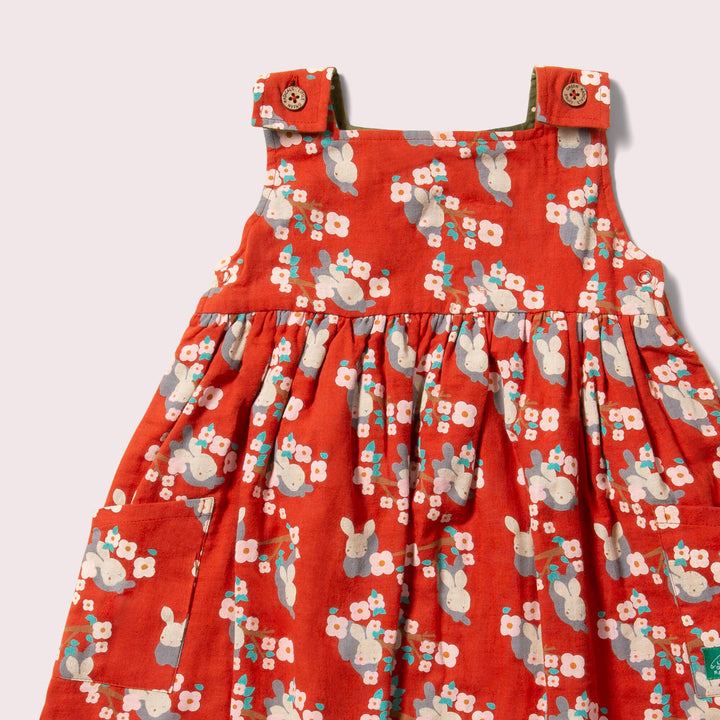 Little Rabbits Reversible Pinny Dress