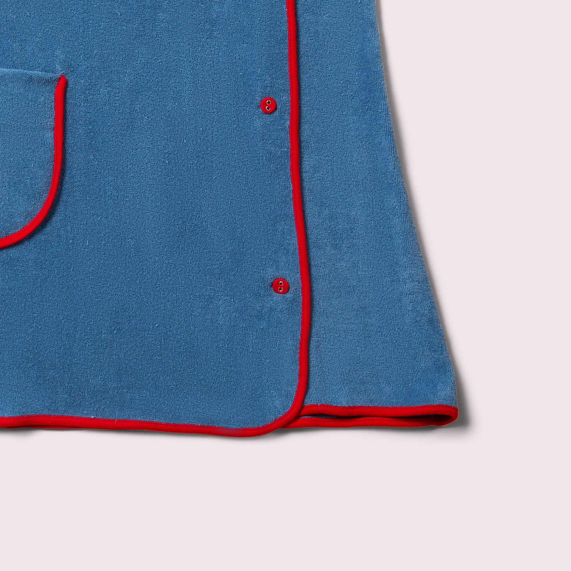 Horizon Blue Classic Pinafore Towelling Dress