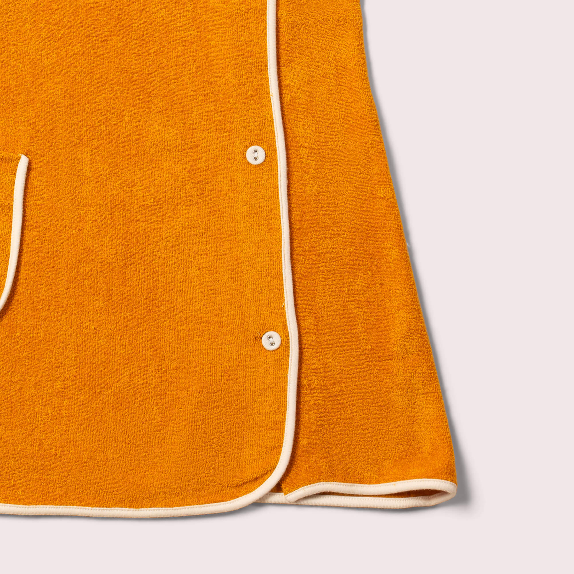 Gold Classic Pinafore Towelling Dress