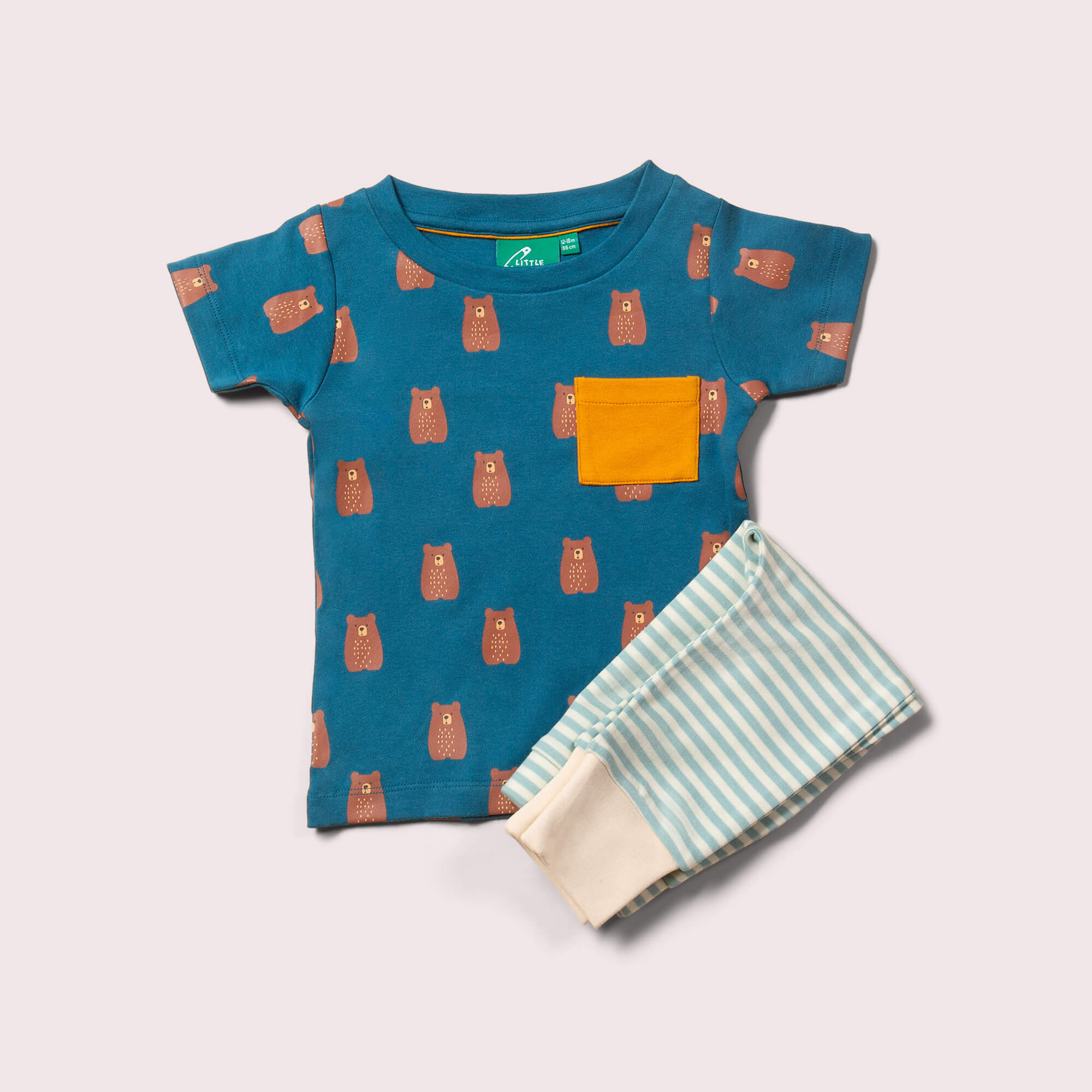 Teddy Bears Organic T Shirt & Jogger Playset