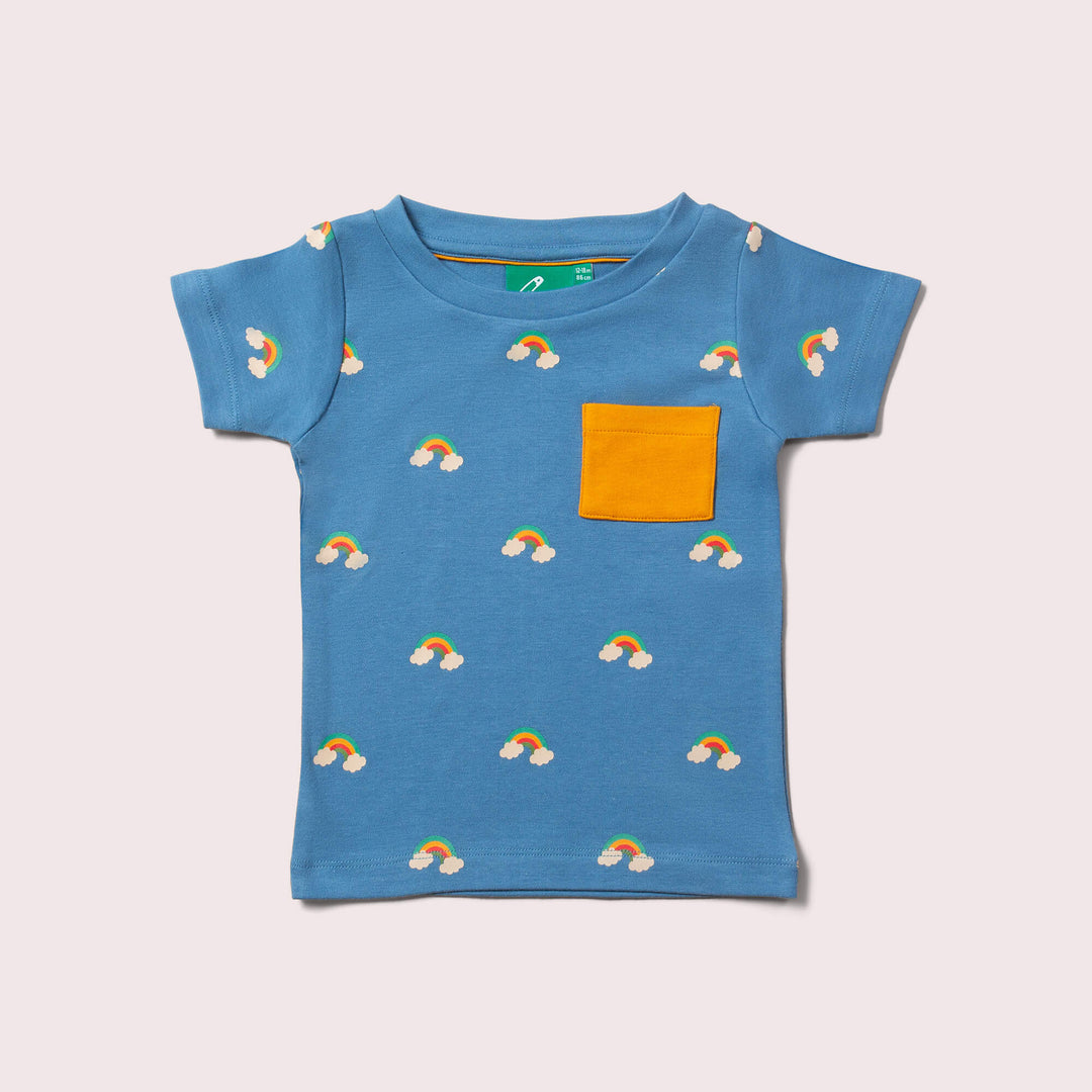 Blue Rainbows Organic T Shirt & Jogger Playset