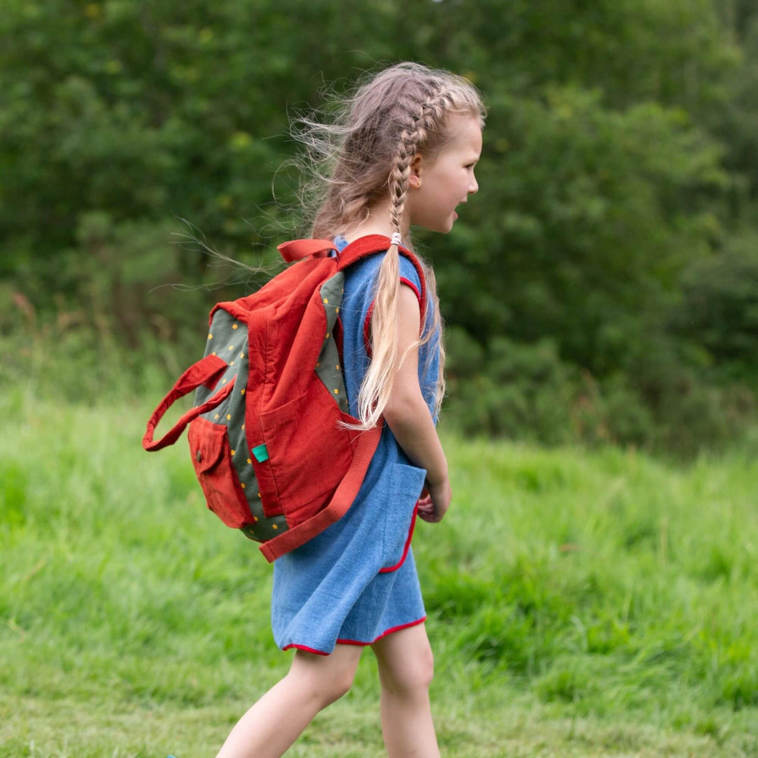 Yellow Stars Kids Ready For Adventure Backpack