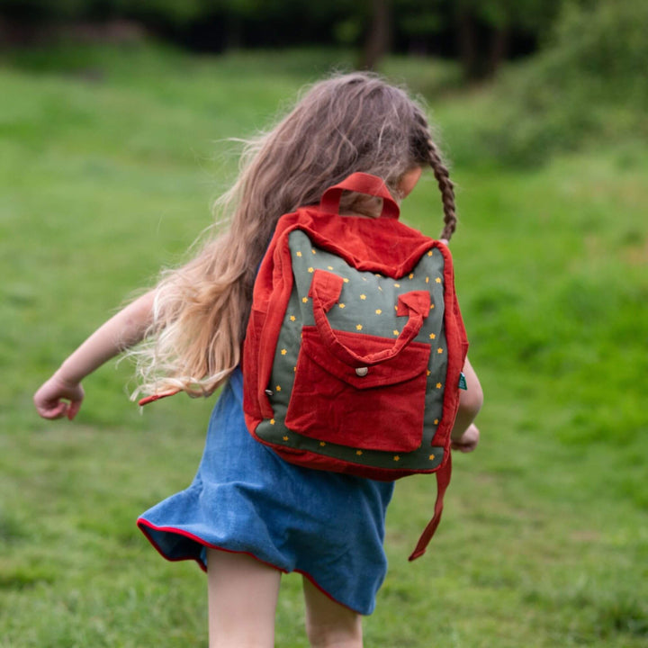 Yellow Stars Kids Ready For Adventure Backpack