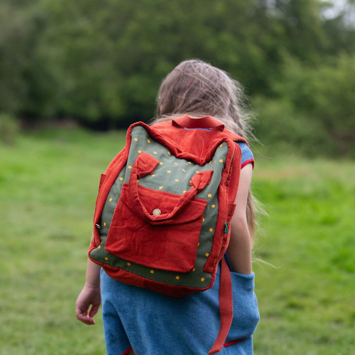 Yellow Stars Kids Ready For Adventure Backpack