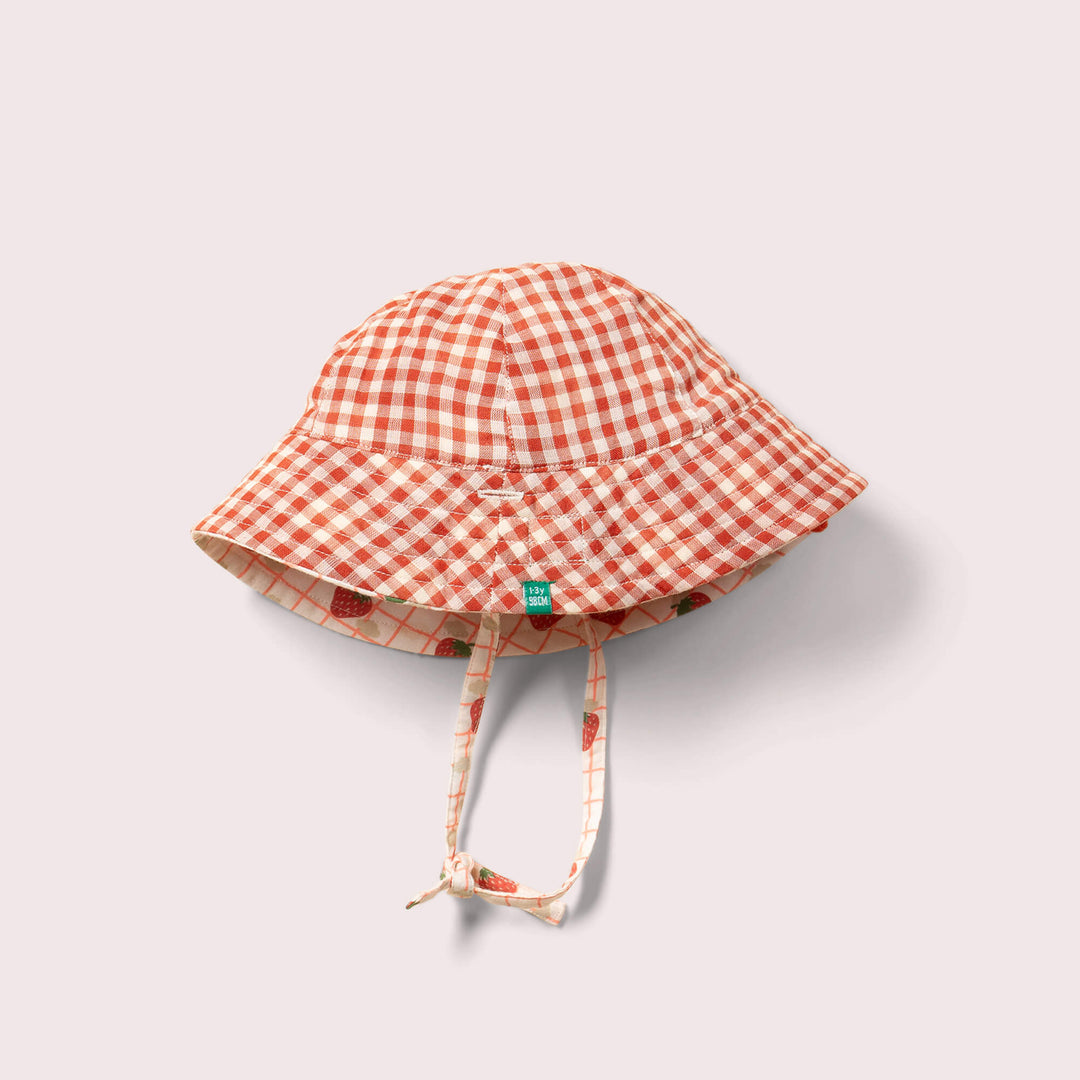 Strawberry Days Reversible Sunhat