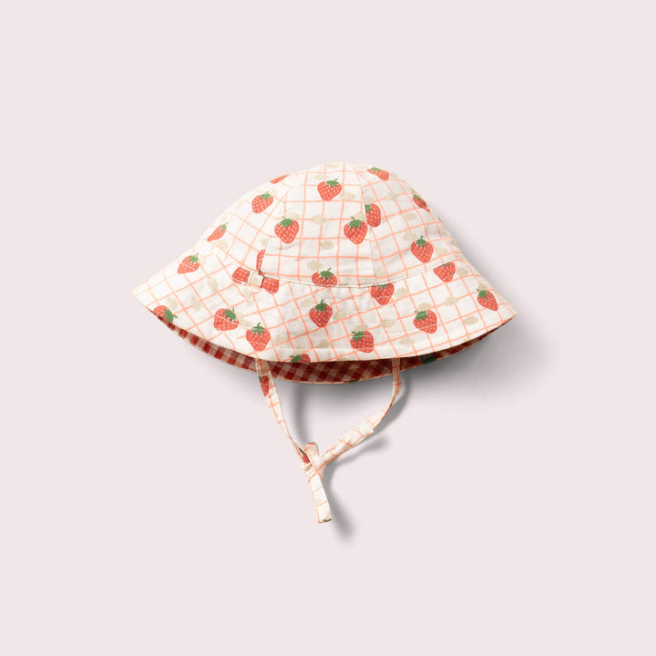 Strawberry Days Reversible Sunhat