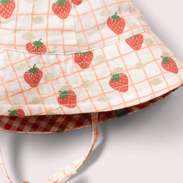 Strawberry Days Reversible Sunhat