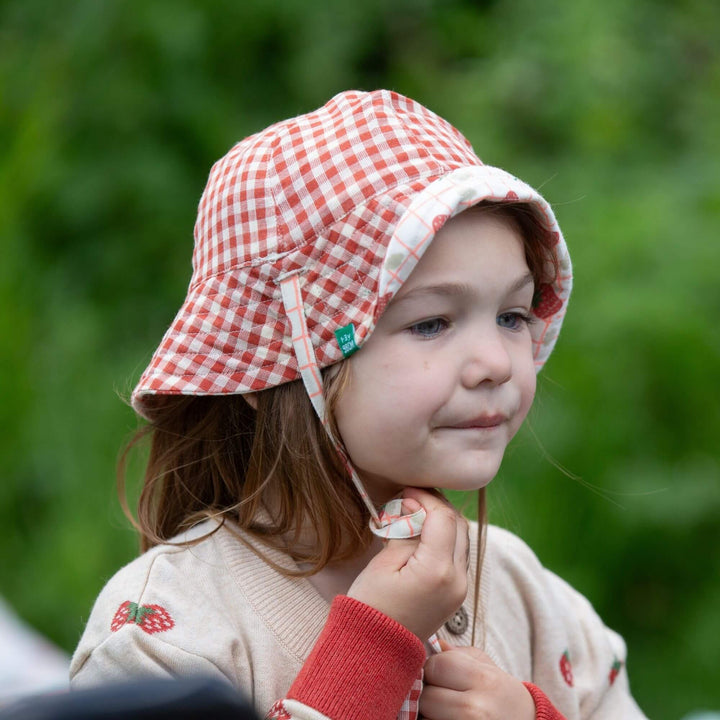 Strawberry Days Reversible Sunhat