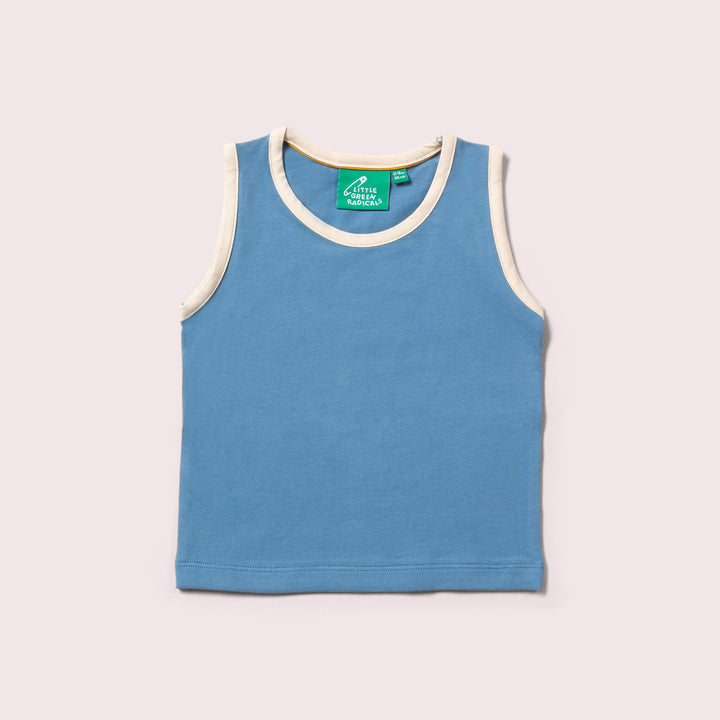 Blue Organic Vest Set 3 Pack