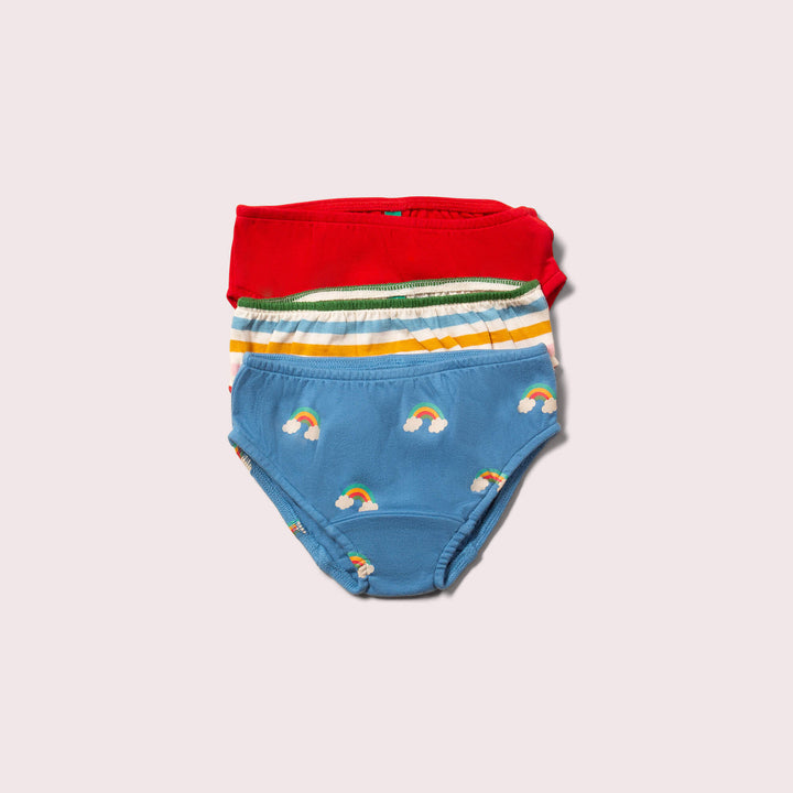 Blue Rainbows Organic Underwear Set 3 Pack