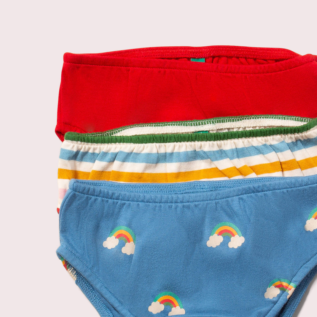 Blue Rainbows Organic Underwear Set 3 Pack