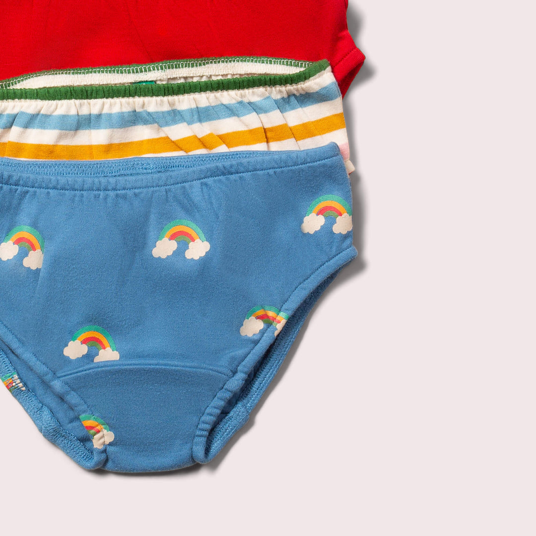 Blue Rainbows Organic Underwear Set 3 Pack