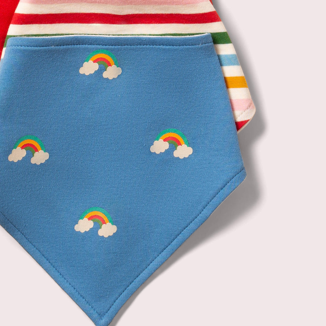 Blue Rainbows Organic Bib Set 3 Pack