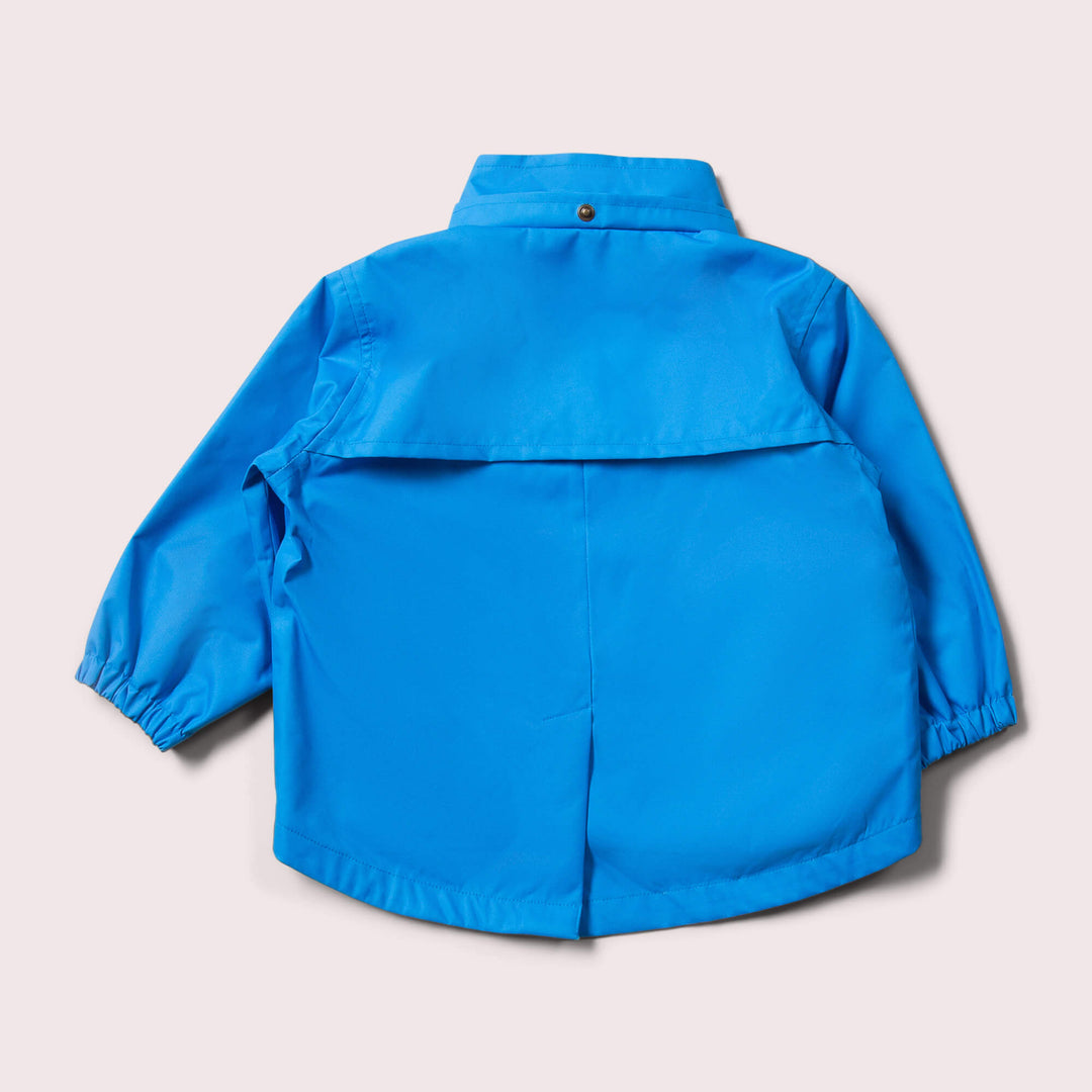 Blue Recycled Waterproof Parka Coat