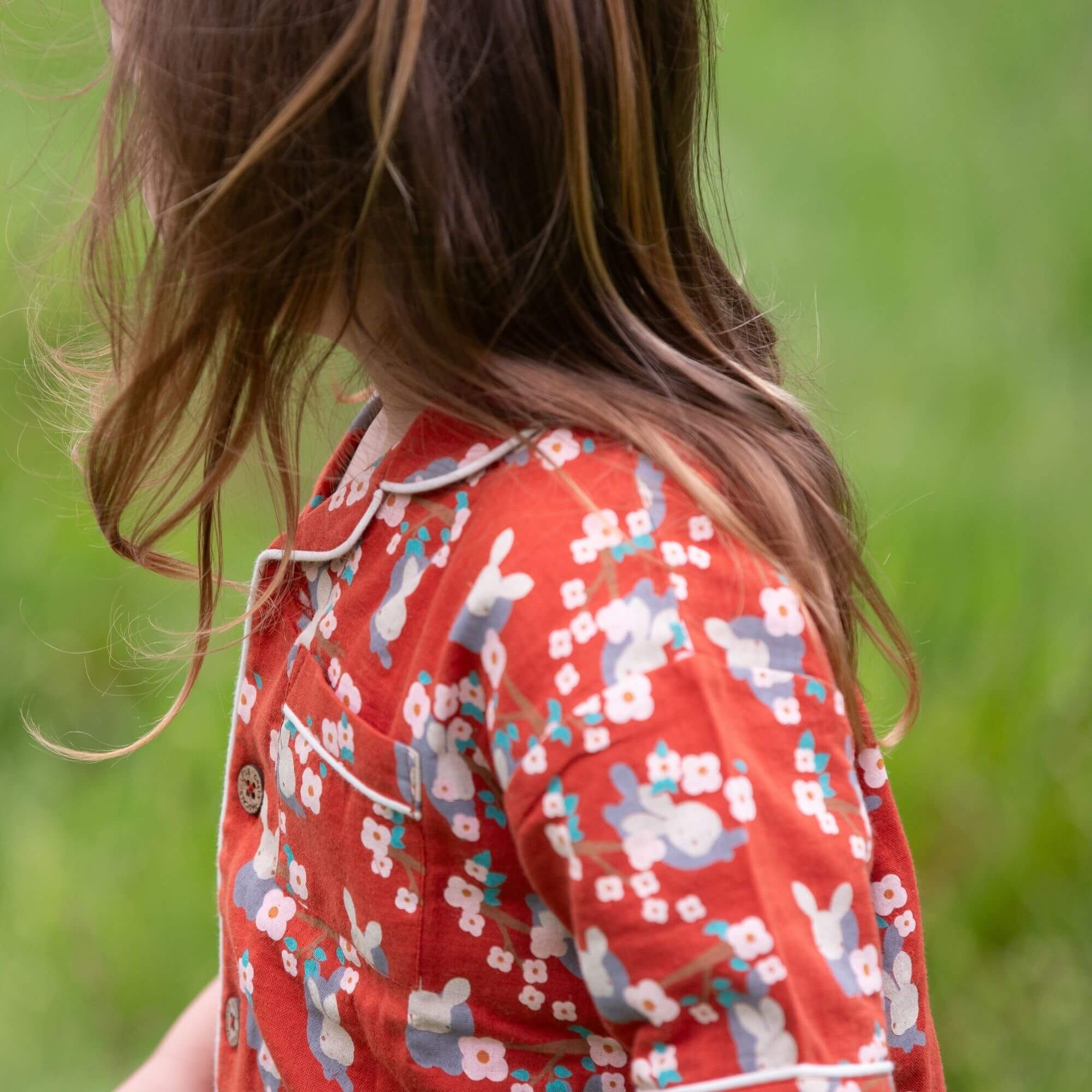 Little Rabbits Button Through Pyjama Short Set NOT AVAILABLE for USA/AUS/CAN