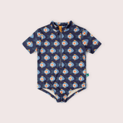 Little Fish UPF 50 Recycled Short Sleeve Swimsuit