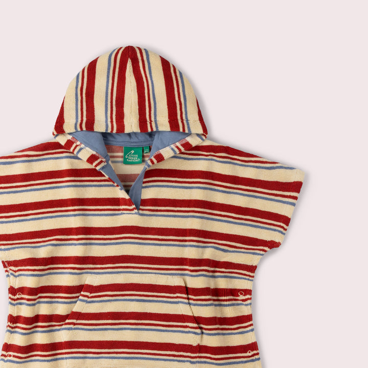 Beach Stripe Kids Towel Poncho