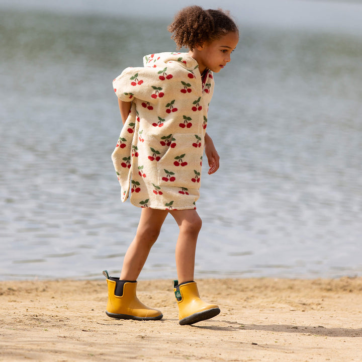Little Cherries Kids Towel Poncho