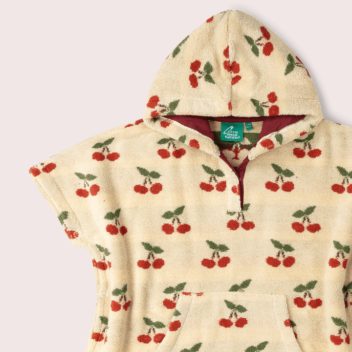 Little Cherries Kids Towel Poncho
