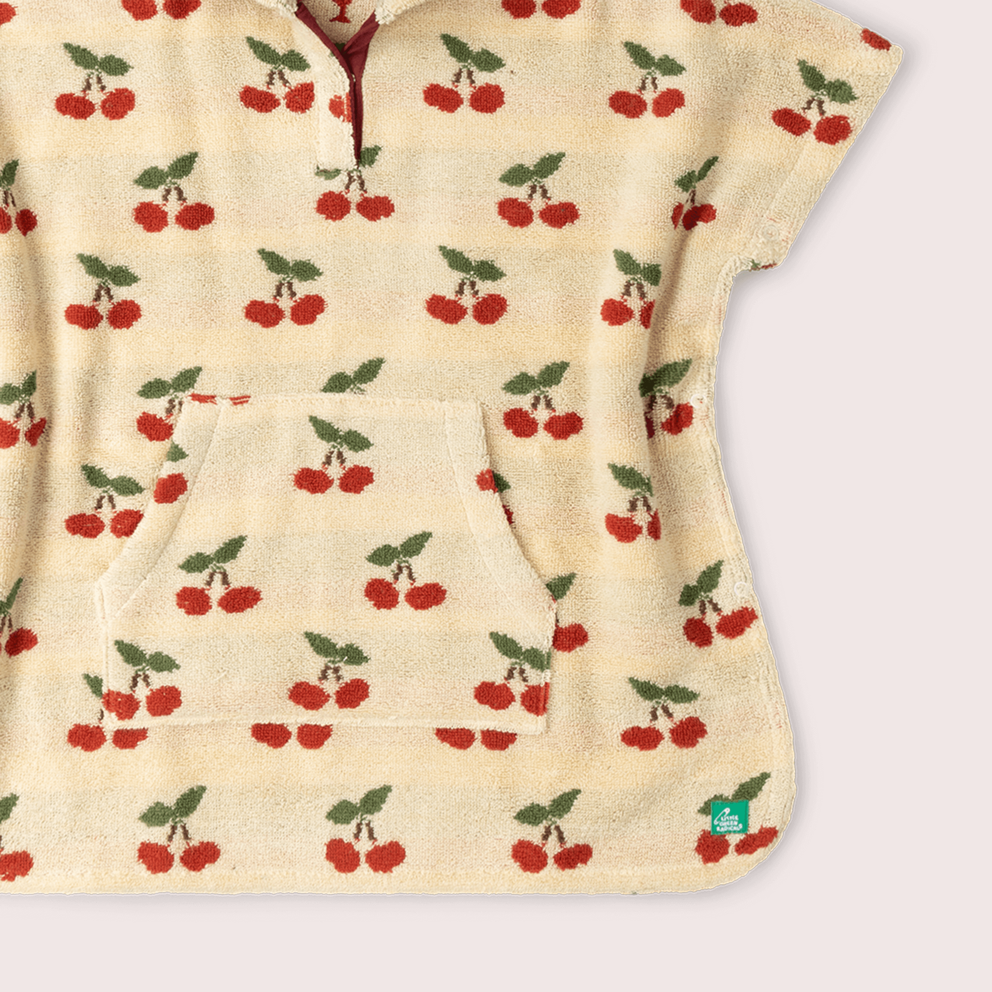Little Cherries Kids Towel Poncho