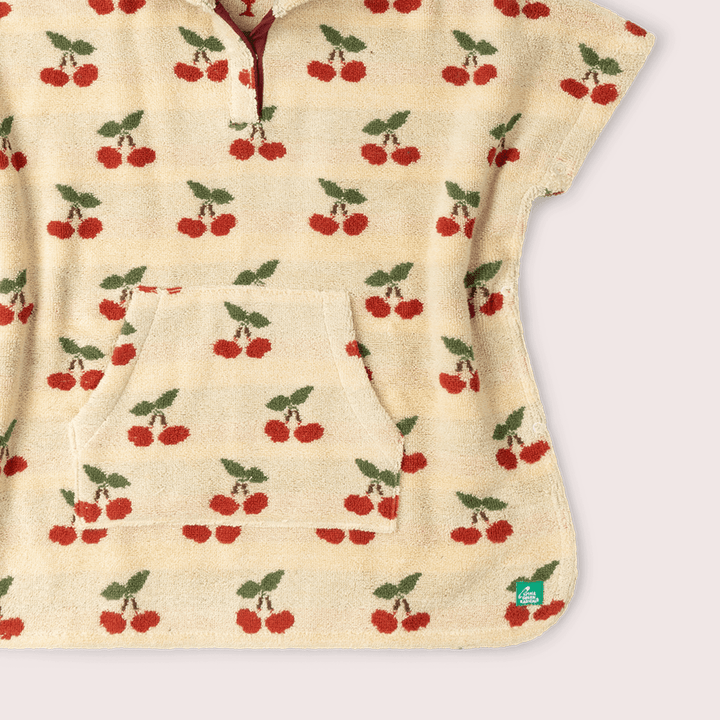 Little Cherries Kids Towel Poncho