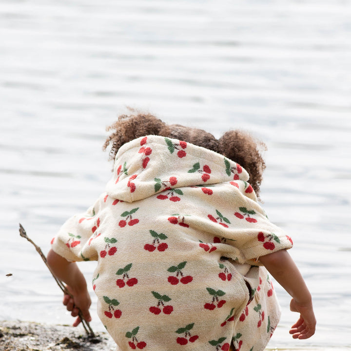 Little Cherries Kids Towel Poncho