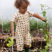 Vintage Rainbows Organic Romper MULTI / 18-24m