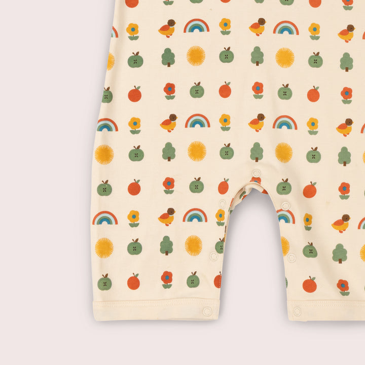 Vintage Rainbows Organic Romper