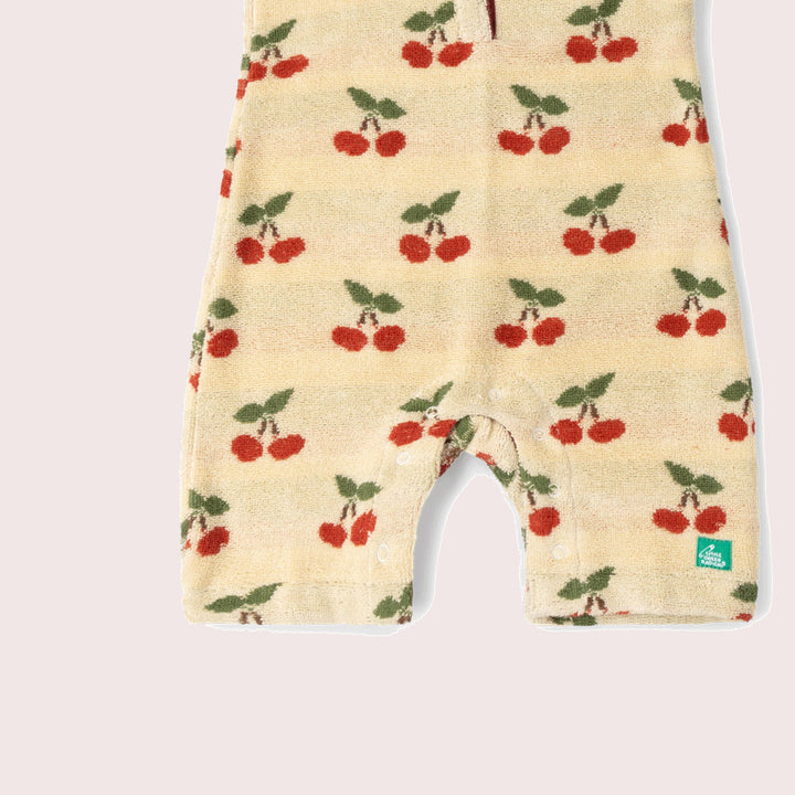 Little Cherries Towelling Romper