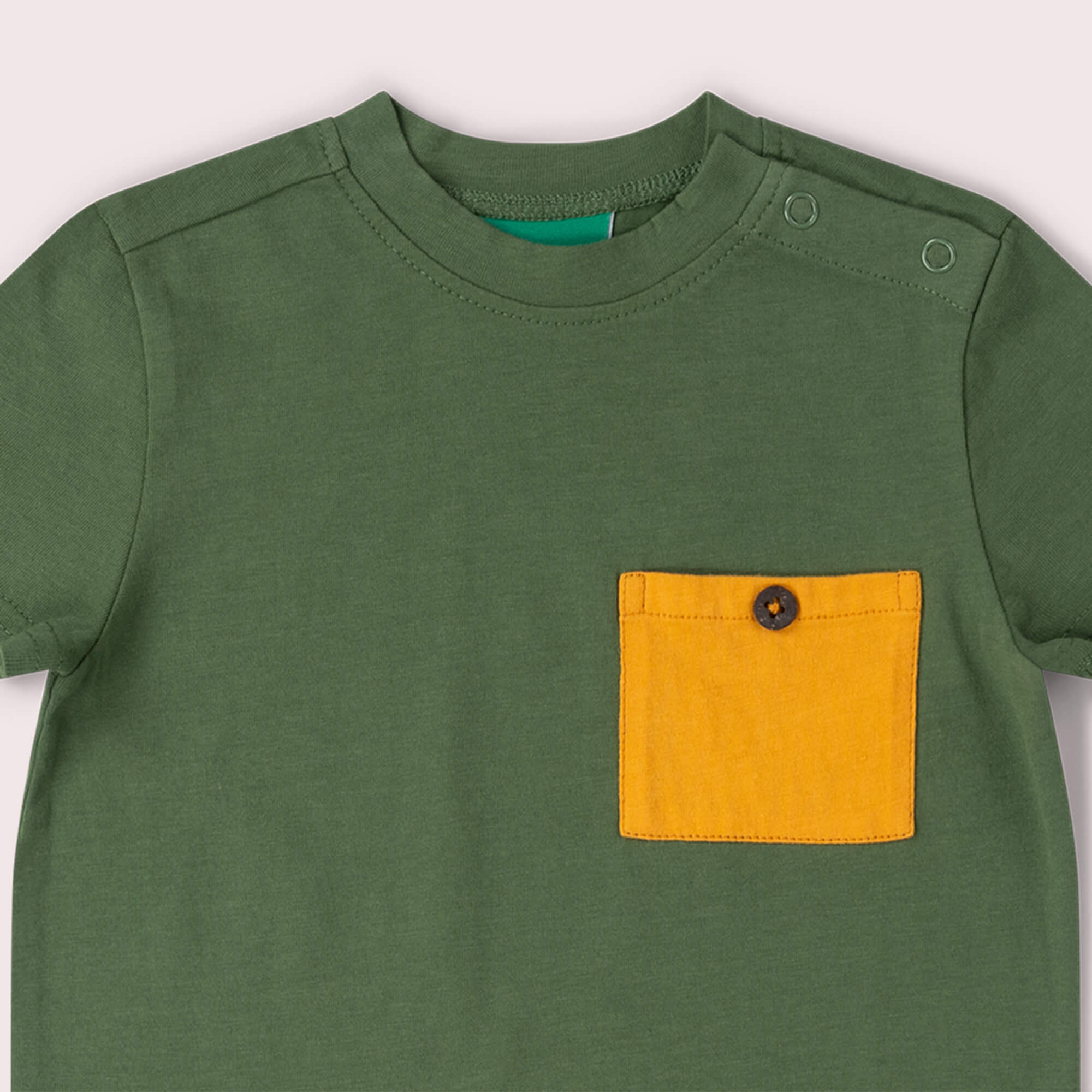 Chive Short Sleeve Essential T-Shirt Green / 18-24m