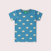 All Weather Short Sleeve Popper T Shirt Blue / 18-24m