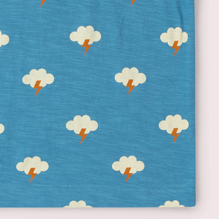 All Weather Short Sleeve Popper T Shirt Blue / 18-24m