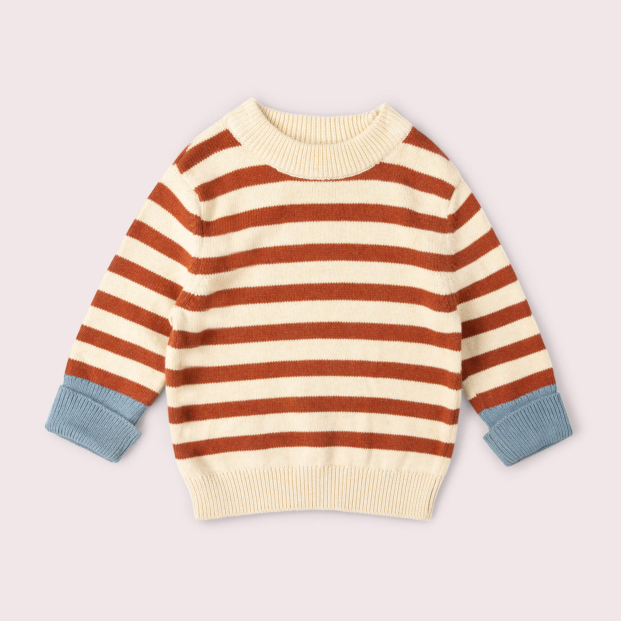 Ginger Striped Knitted Jumper Red / 12-24m