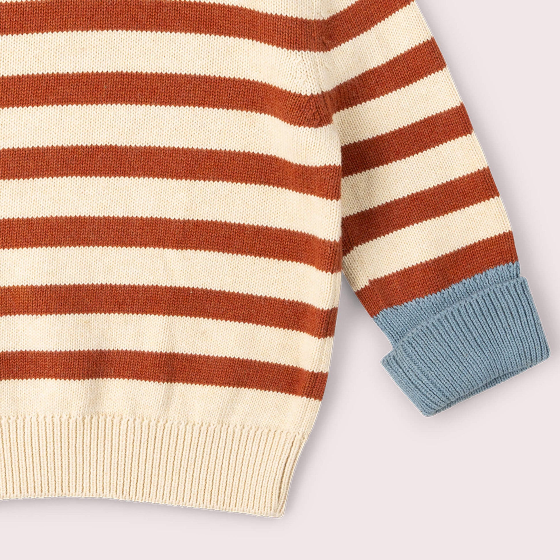 Ginger Striped Knitted Jumper Red / 12-24m