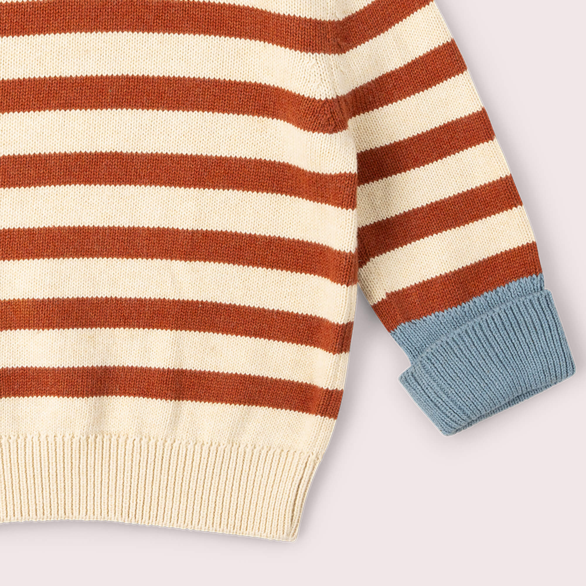 Ginger Striped Knitted Jumper Red / 12-24m