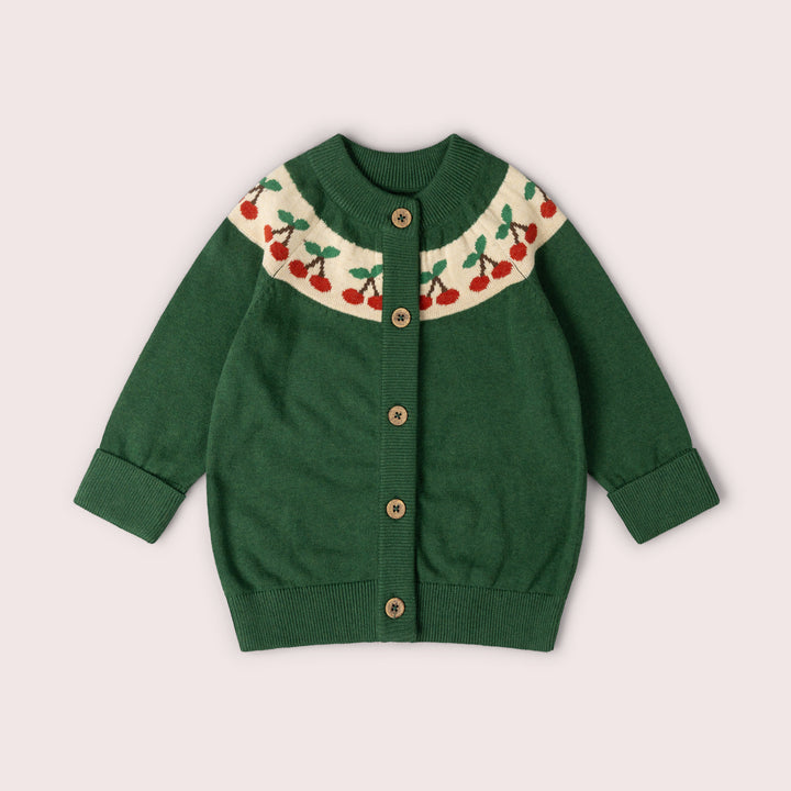 Little Cherry Knitted Cardigan