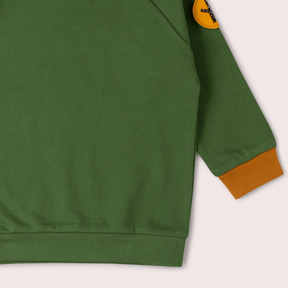Woodland Green Raglan Sweatshirt Green / 18-24m