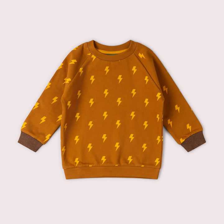 Lightning Raglan Sweatshirt Gold / 18-24m