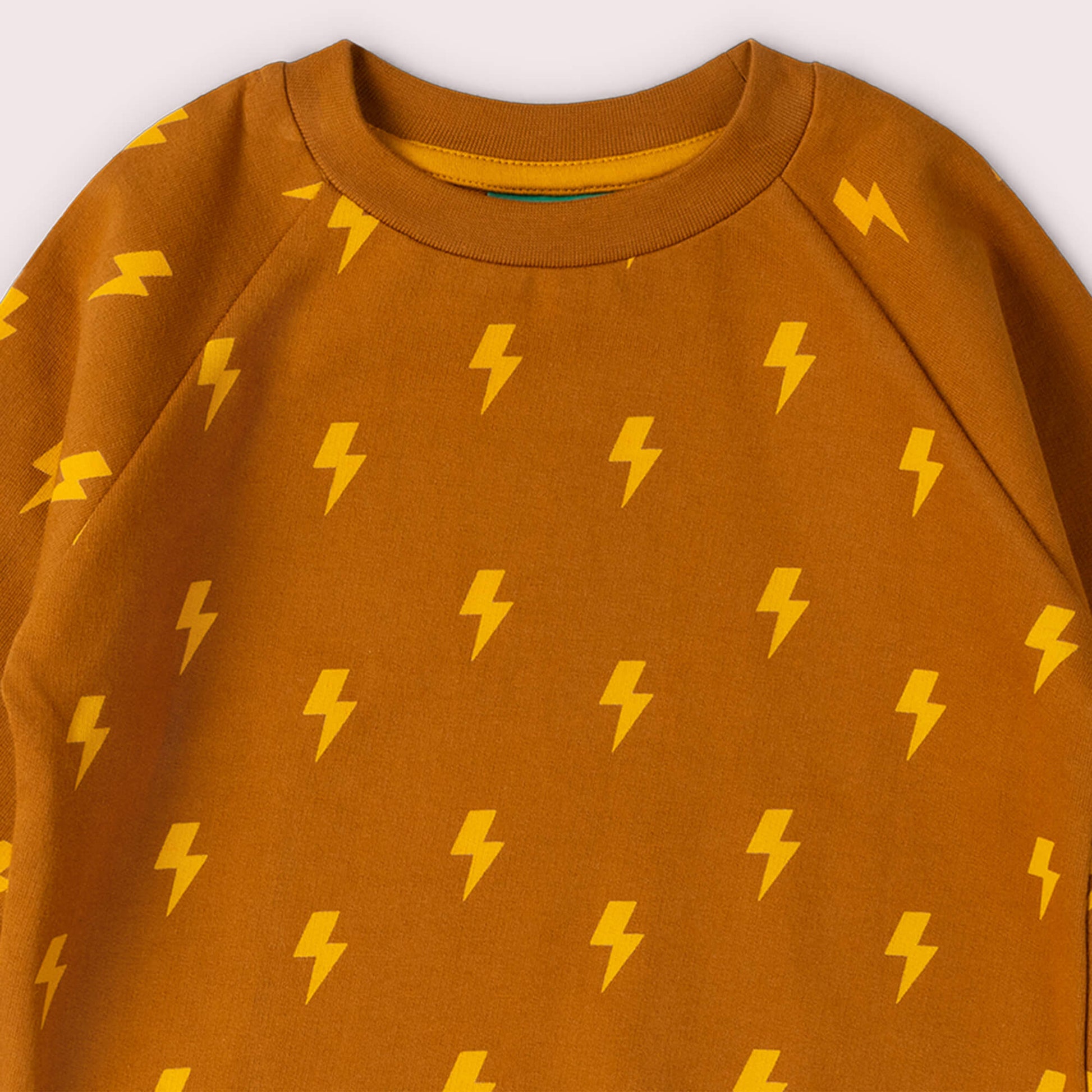 Lightning Raglan Sweatshirt Gold / 18-24m