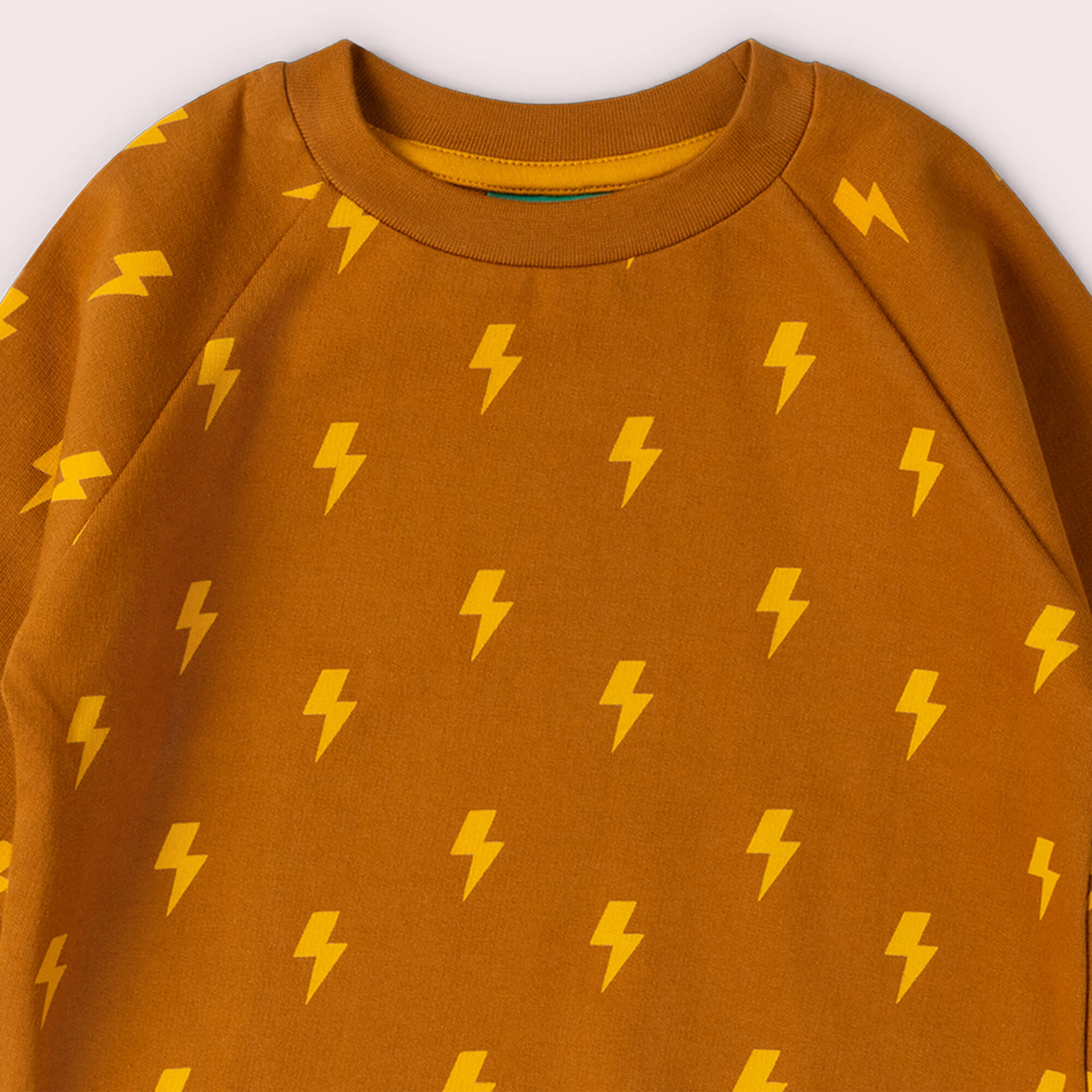Lightning Raglan Sweatshirt Gold / 18-24m