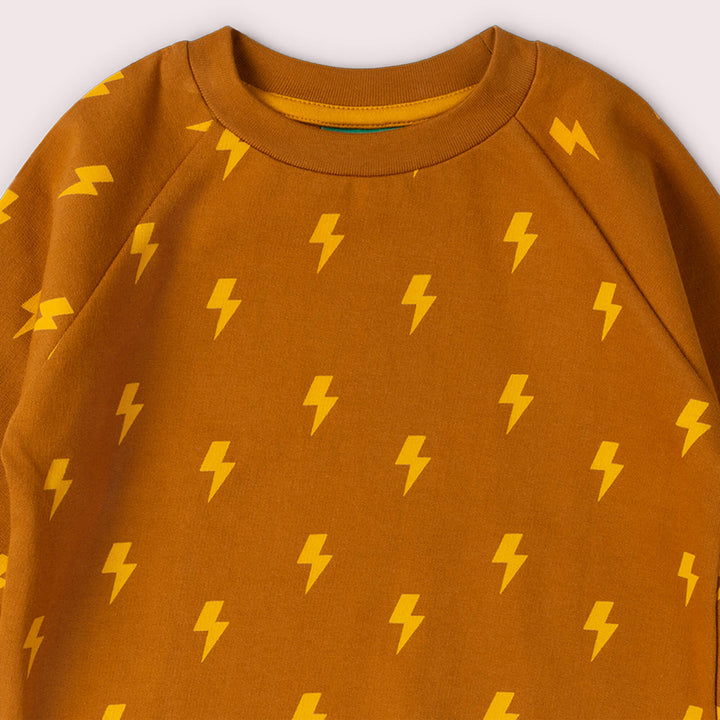 Lightning Raglan Sweatshirt Gold / 18-24m
