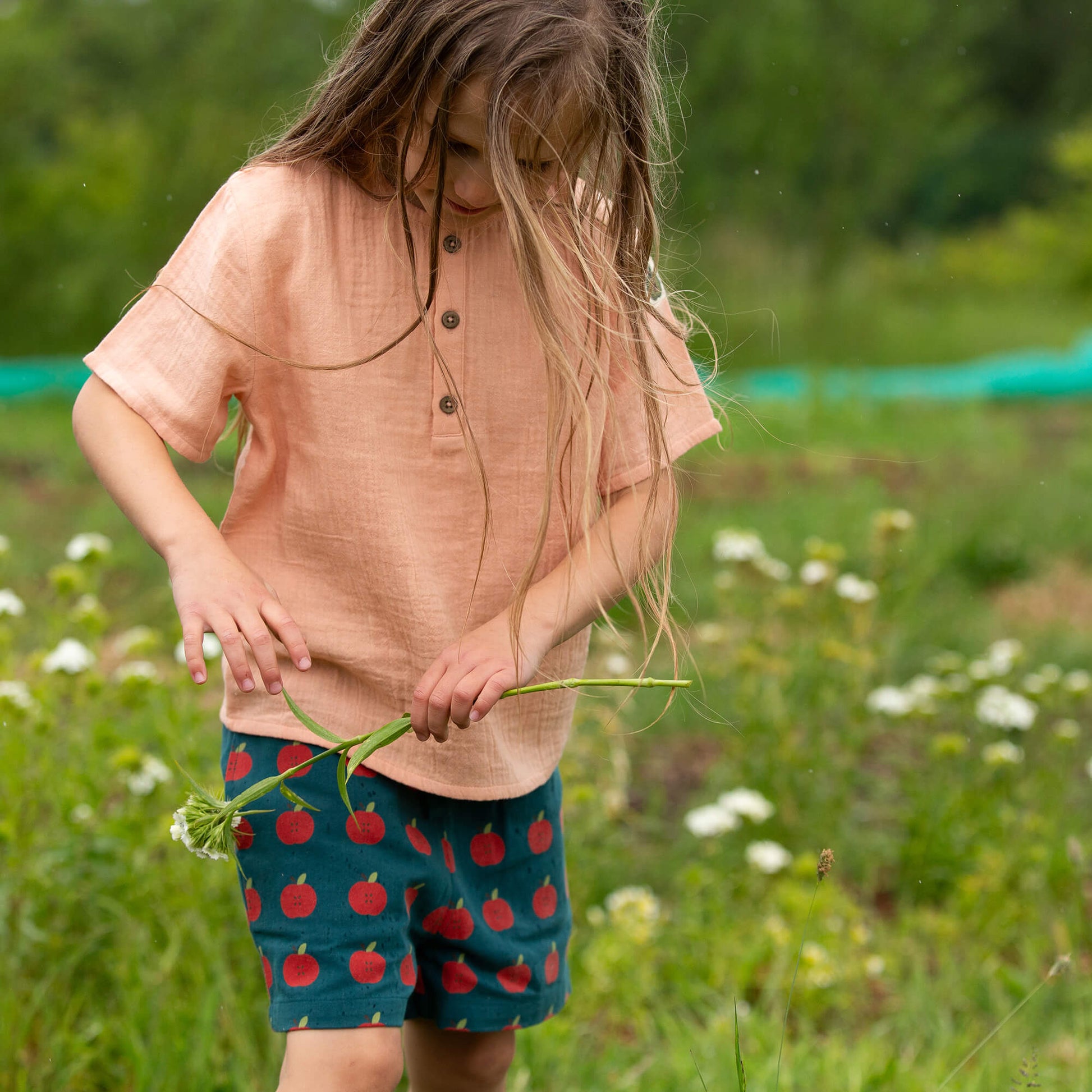 Coral Pink Short Sleeved Henley Top Pink / 18-24m