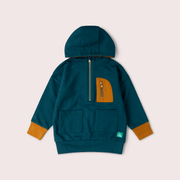 Atlantic Deep Quarter Zip Hoodie Blue / 18-24m