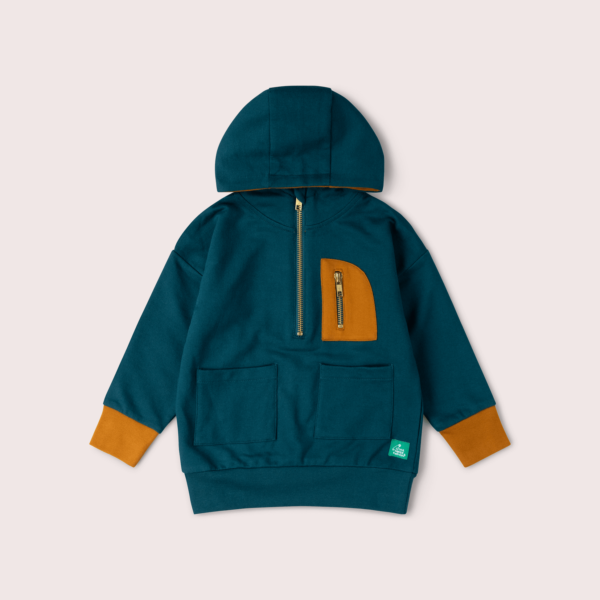 Atlantic Deep Quarter Zip Hoodie Blue / 18-24m