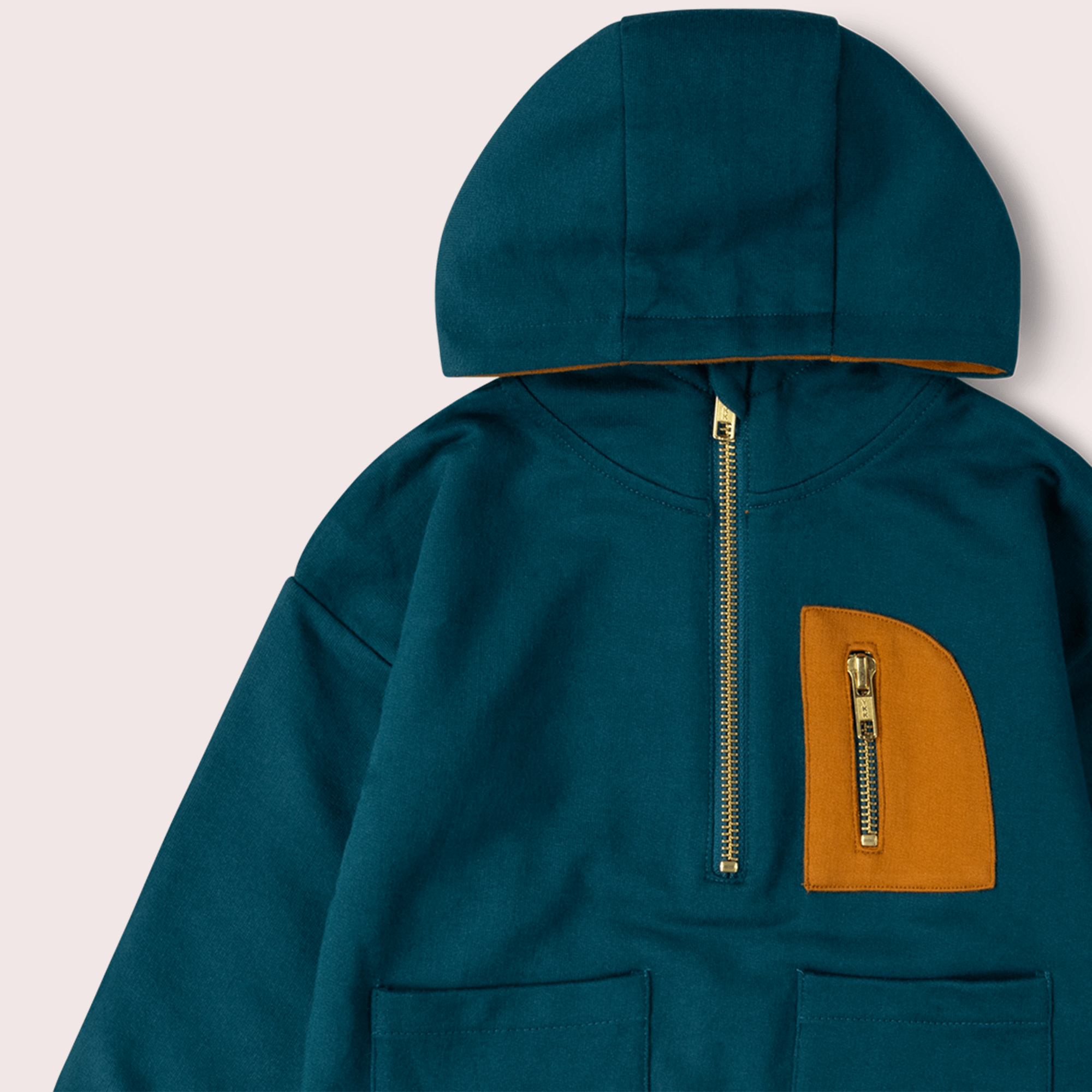 Atlantic Deep Quarter Zip Hoodie Blue / 18-24m
