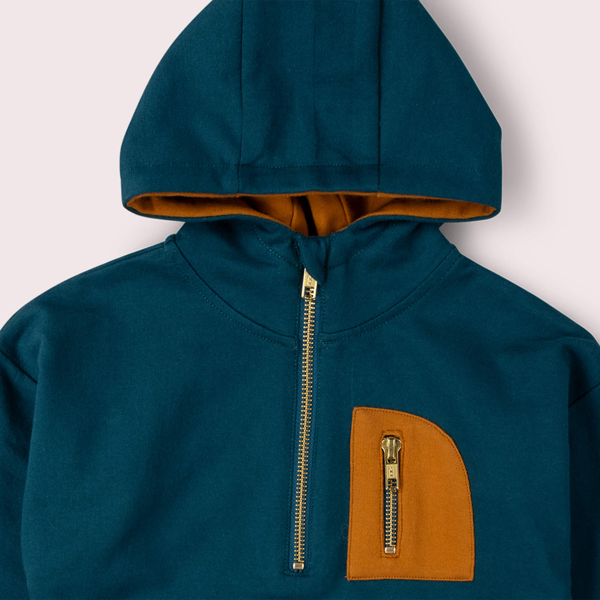 Atlantic Deep Quarter Zip Hoodie Blue / 18-24m